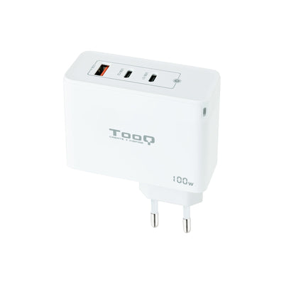 TooQ Wall Charger GaN 2x USB-C/Pd + USB-A/Qc 100W — image 1