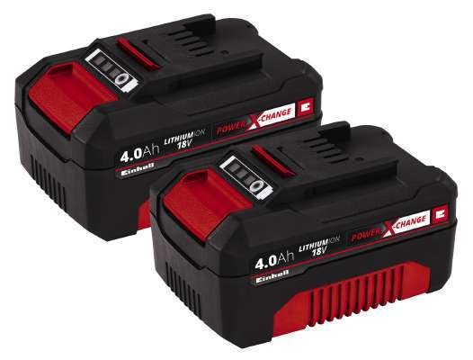 Einhell Paquete Double Power X-change 18V 4,0AH Twinpack