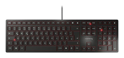 Cherry Kc 6000 Slim Keyboard USB Qwertz German Black — image 1