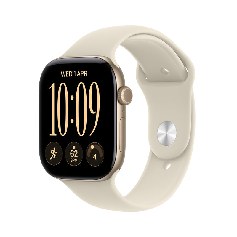 Apple Watch Series 12 Gold Aluminium, 46MM, Strap Deportiva Arena M/L) MJEP4ZR/a
