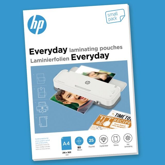 HP Bags Plamificadoras Everyday A4 80 Micras 25X