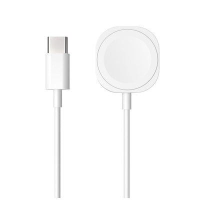 Fixed USB-C Cable Charging For Apple Watch, White — image 1