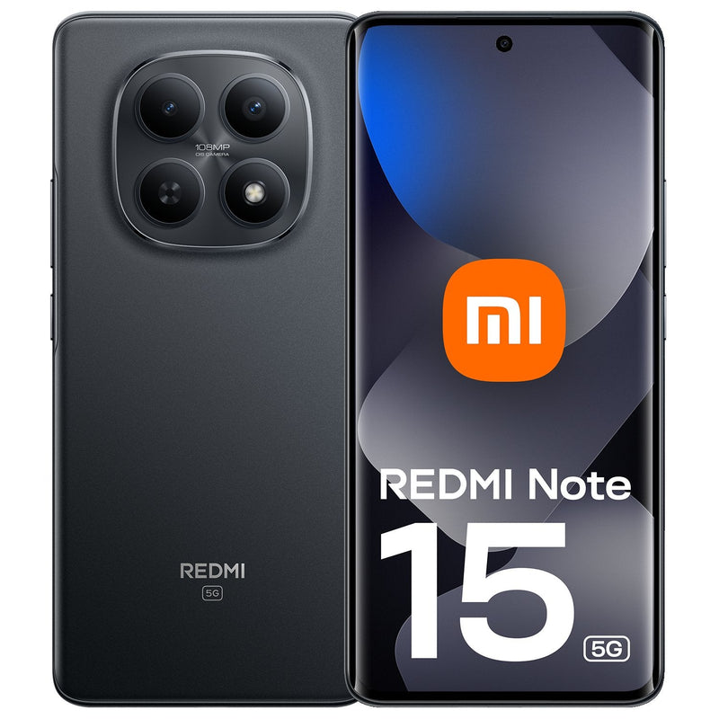 Xiaomi Smartphone Redmi Note 15 8 + 512GB 6.77 5G Midnight Black Eu