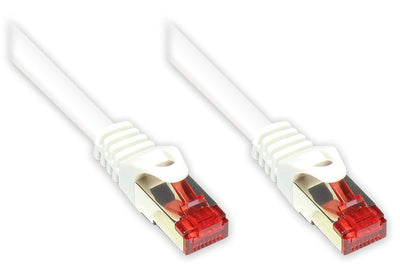 Goodconnections Network Cable With Protector Pestaña, CAT.6, S FTP, Pimf, Pvc, 250MHZ, White 20M, — image 1