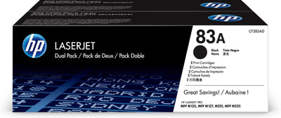 HP Genuine Toner 83A Multipack 2X Black — image 1