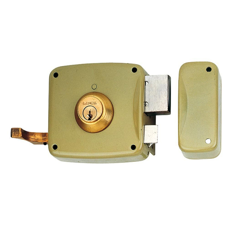 Lock Sobreponer With Cilindro 5125A Input 80MM. Mano Derecha 95125AHE08D Lince