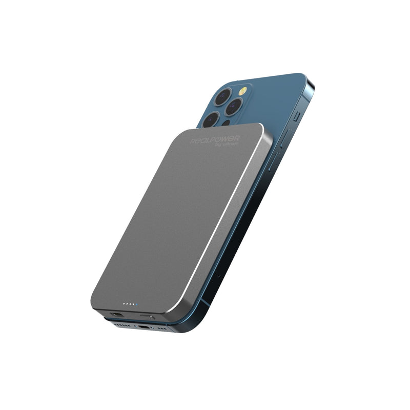Realpower Powerbank PB-5000 Mag Grey 5.000MAH