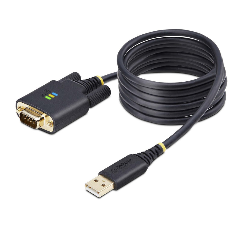 StarTech.com 1P6FFC-USB-SERIAL Cable Serie Black USB Type a dB-9