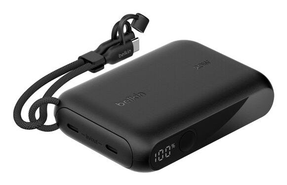 Belkin Powerbank 10.000MAH Schw. Display Pd 20W USB-C BPB027HQBK
