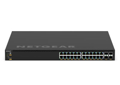 NETGEAR Switch GSM4328-100AJS Gestionado L3 Gigabit Ethernet (10/100/1000) Energía Sobre Ethernet (PoE) 1U Bla — image 1