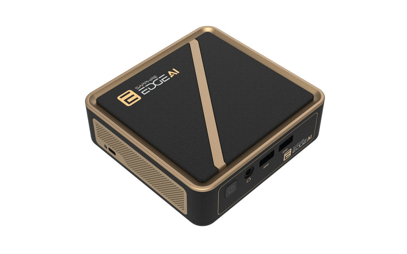Sapphire Barebone Edge Ai 340 Without Sistema Operativo Black/Oro 4H020-06-40G
