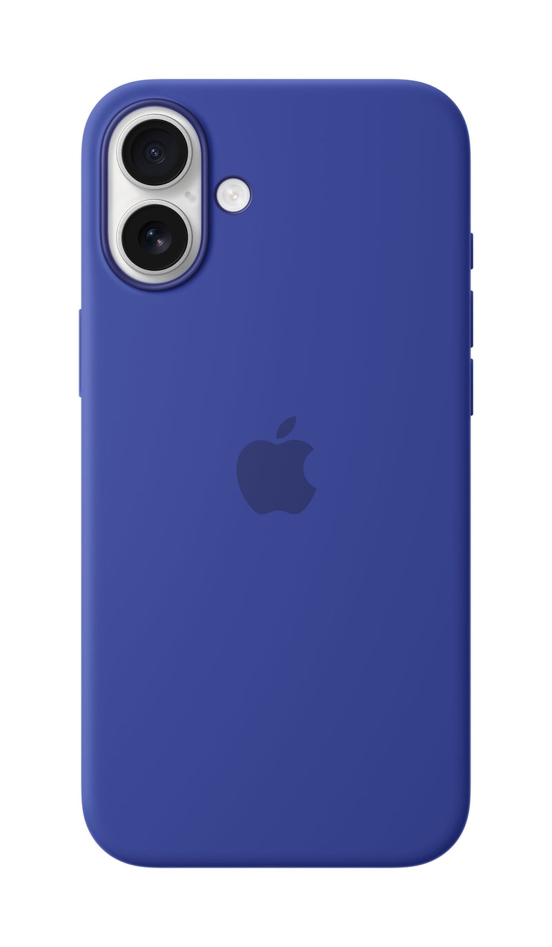 Apple Case Iphone 16 Plus Silicone With Magsafe - Blue Ultramar