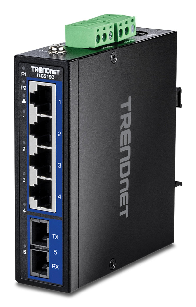Trendnet TI-G51SC Switch No Administrado Gigabit Ethernet (10/100/1000) Black