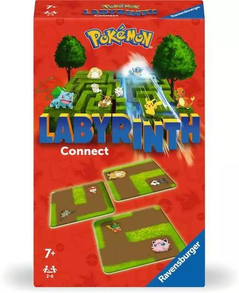 Ravensburger Pokémon Labyrinth Connect, Set Of Desk 22579