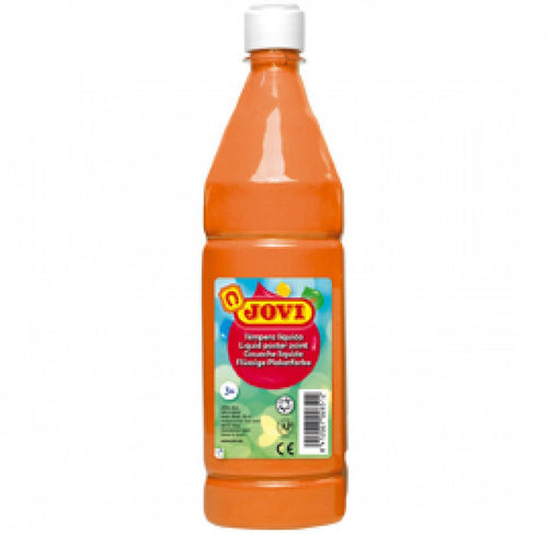 Jovi Témpera Líquida Paint Bottle 1000ML Orange — image 1