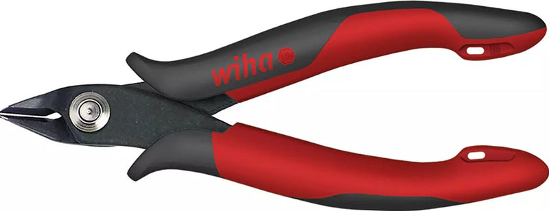 Wiha Pliers Corte Laterales Electrónicos Red/Black 26818