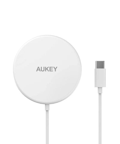Aukey - Charger Wireless Magnetic 15W White — image 1