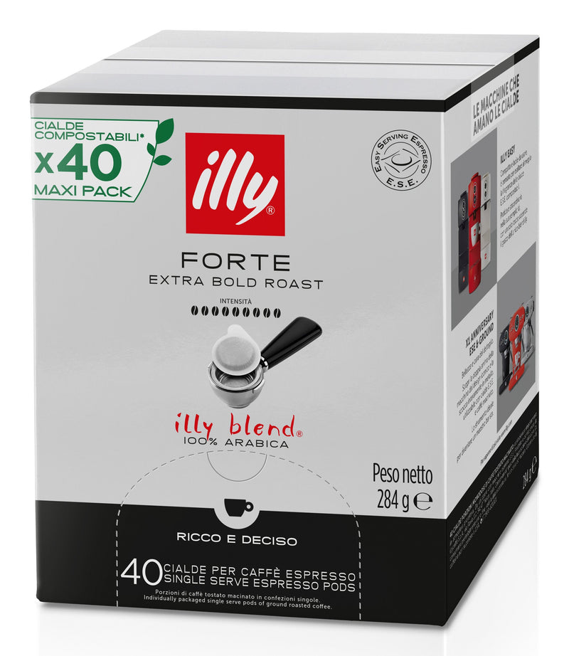 Illy Forte Dosis Café Tueste Oscuro 40 Pieces 8003753217932