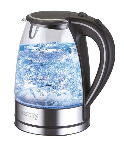 Camry Kettle Agua Cr 1290 1,7 L Negro Transparente