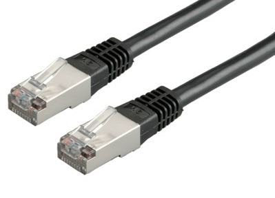 Roline Network Cable KAT.6 Class And S FTP Pimf Black 5M