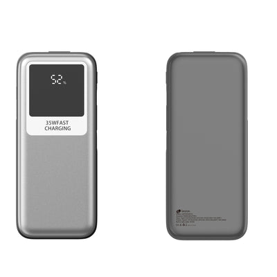 Leotec Powerbank 10000MAH LEPOW35W10S 35W Silver And Grey Includes USB Cable Type-c And Lightning — image 1