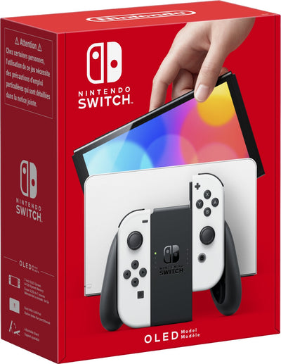 Nintendo Switch Version OLED White Includes Base 2 Controllers Joy- With — image 1