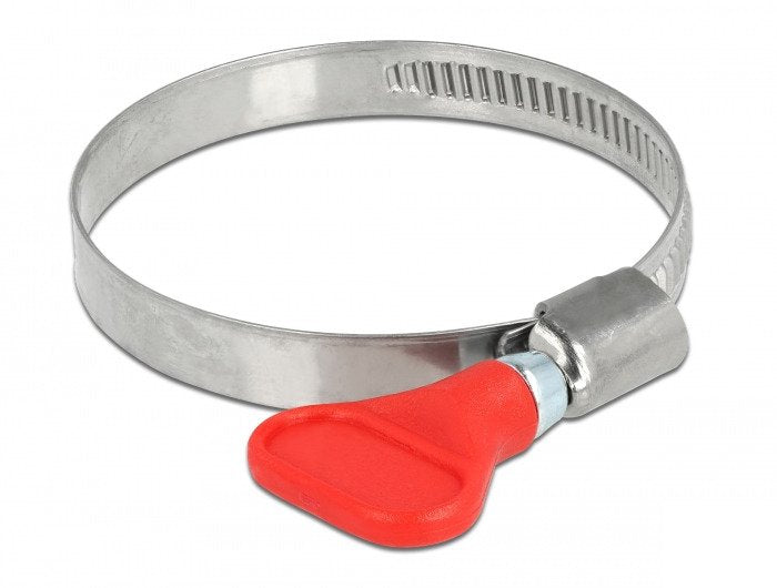 Clamp Hose Steel Inoxidable 400 Ss With Nut Mariposa 40 - 60MM 5 Units Red