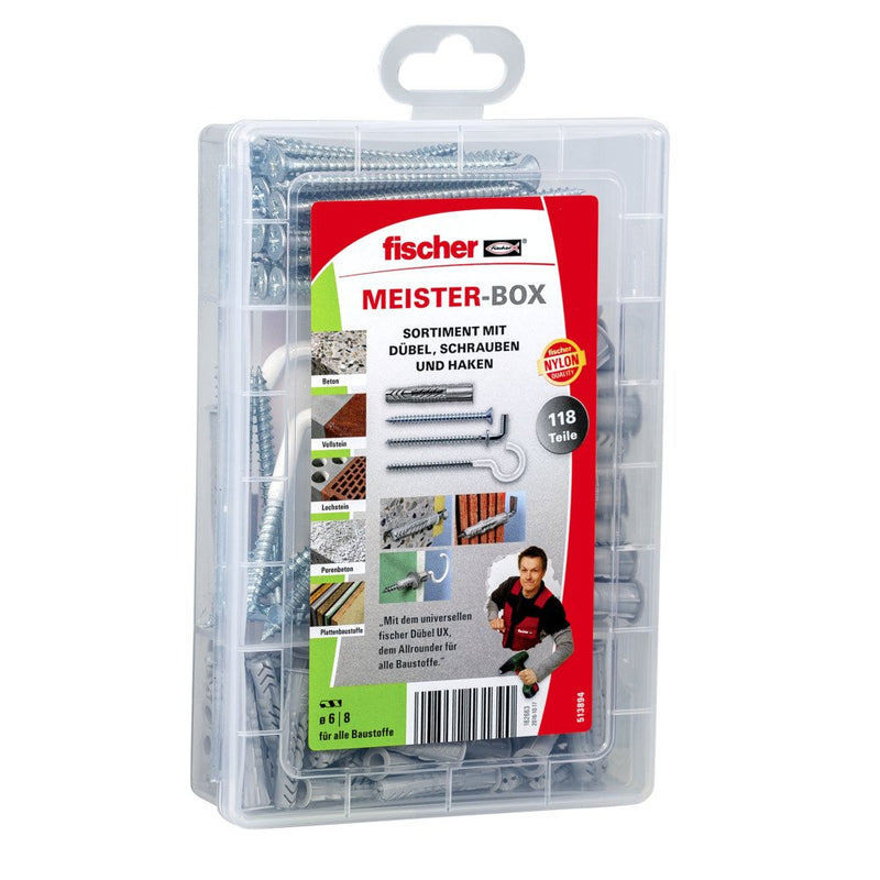 Fischer Master Box Ux With Screws And Ganchos, Tacos 513894
