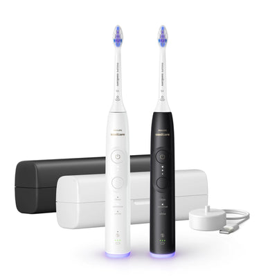 Philips Brush Teeth HX7419/01 / Sonicare 6500 With Etui Paquete Double Black/White — image 1