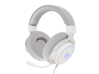 Genesis Headphones Neon 764 Alámbrico Diadema Set USB Type a White — image 1