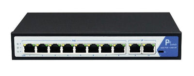 Value PoE + Gigabit Ethernet Switch, 8 + 2 Ports — image 1
