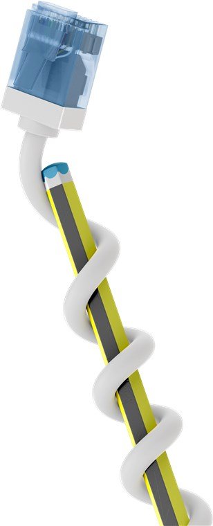 Goobay Cable Patch Ultraflexible CAT.6A Slim U/UTP White 3 Metres Clavijas Extracortas 74288