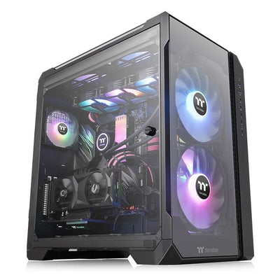 Thermaltake PC Case Tower E-atx View 51 Tg ARGB Black 2XVEN 200MM/1XVEN 120MIN Ncluid/3XCRISTAL Tempered CA-1Q — image 1