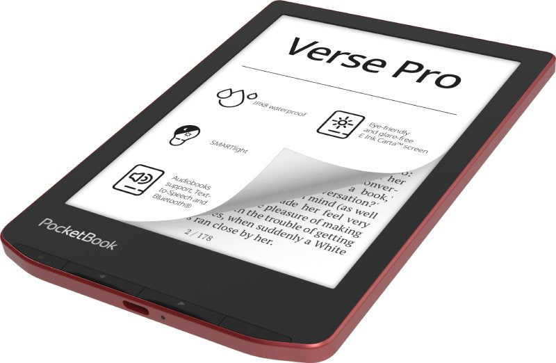 Pocketbook E-reader Ebook Verse Pro Ereader 6 16GB Red Passion Network