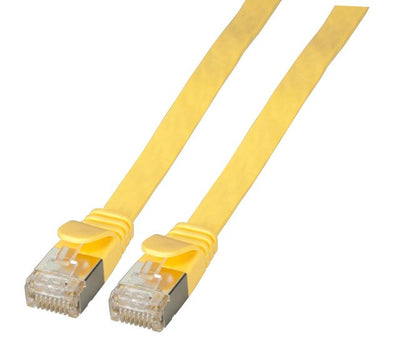 Cable Efb RJ45 Flach Network U FTP, CAT.6A, Pvc, 3M, Yellow — image 1