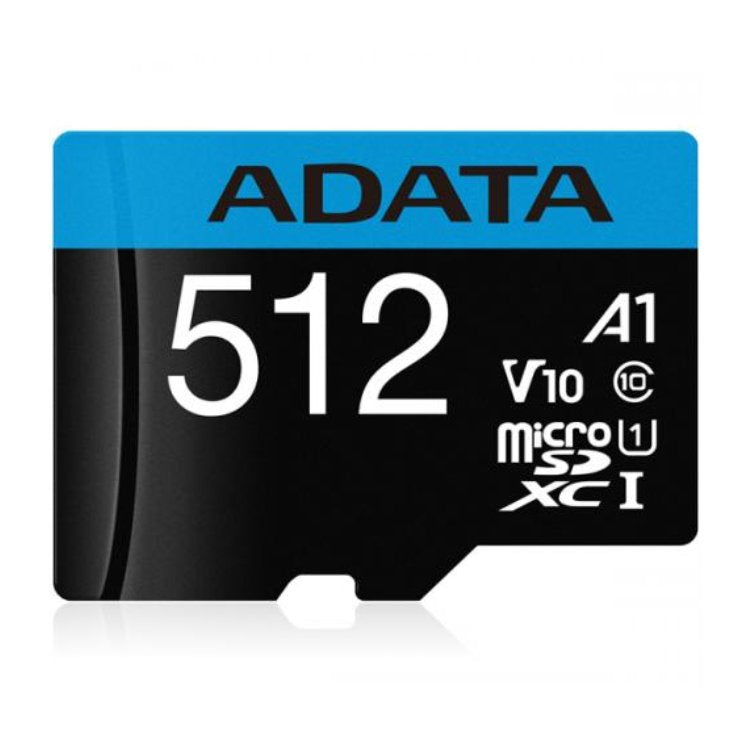 ADATA Premier 512GB Microsdxc Uhs-i U1, Clase 10, V10, A1