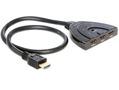 Delock Switch Bidrectional HDMI 3-1 4K 60HZ Black — image 1