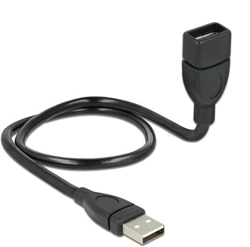 Delock 83499 USB Cable 2.0 Tipo-a Male USB 2.0 Tipo-a Female Shapecable 0,5M