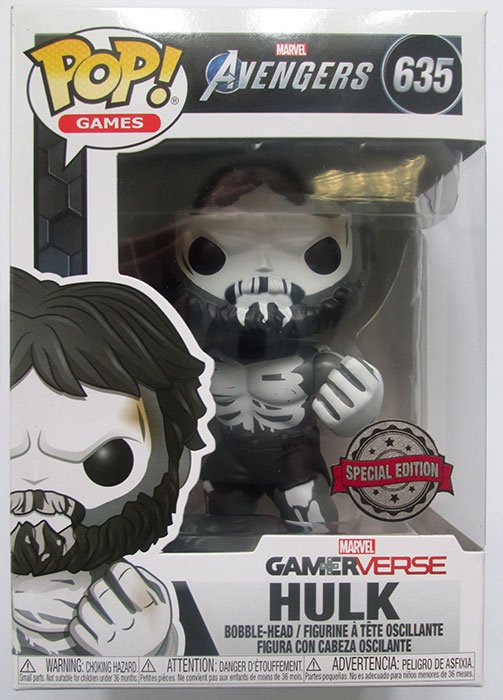 Funko Pop Marvel Avengers Hulk Skeleton Nº635 Caja Genuine