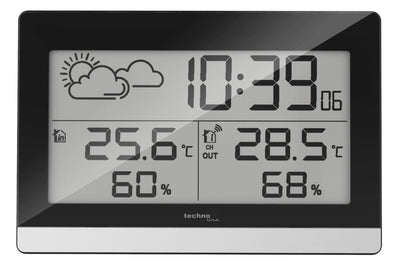 Technoline Ws 9255 Estación Meteorológica Digital Black Silver — image 1