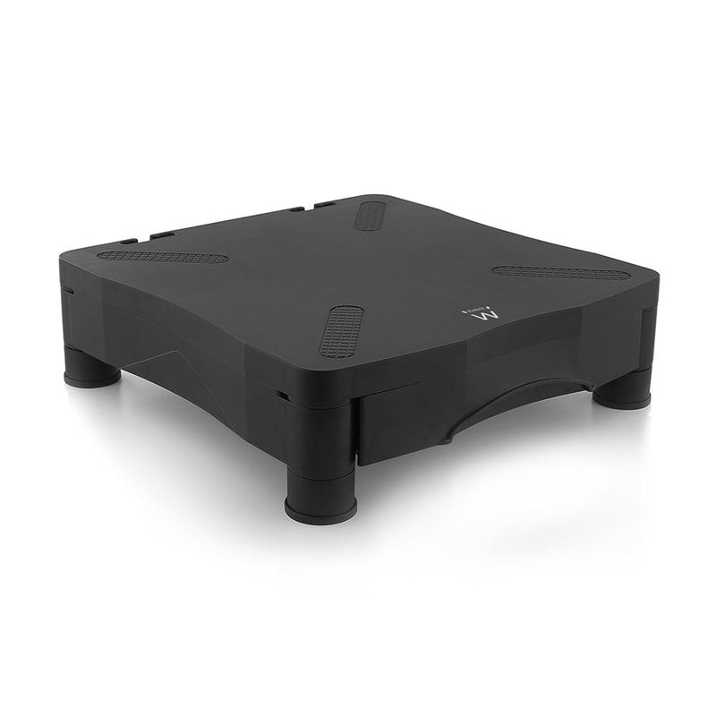 Ewent Elevador Stand Monitor EW1280 With Drawer Black Adjustable Height