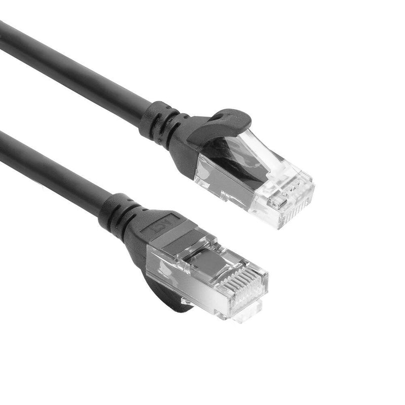 Black 5 Meters Tpe U UTP CAT.6A Ultra-flex Patch Cable Snagless With RJ45 Connectors