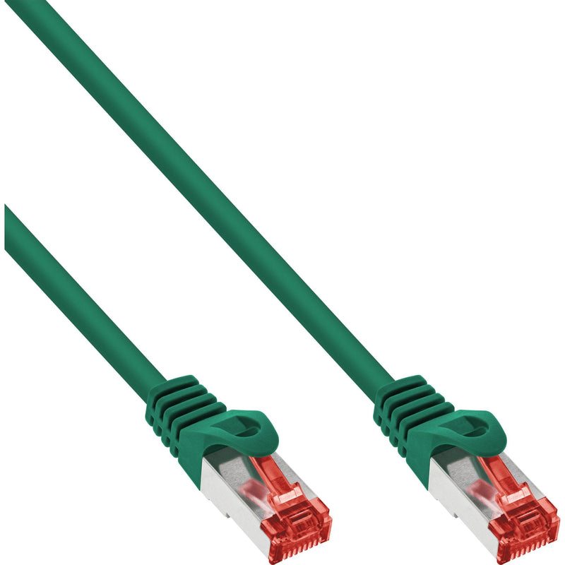 Inline Network Cable S/FTP Pimf CAT.6 250MHZ Cobre Libre Halógenos Green 10M