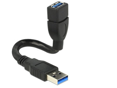 Delock USB Cable 3.0A Male USB 3.0A Female Shapecable 0,15M — image 1