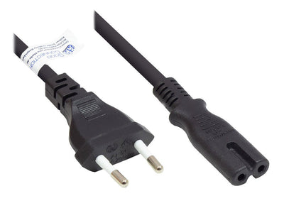 Good Connections Euro-cable Power An C7 Euro 8 Bu. Black 10M — image 1