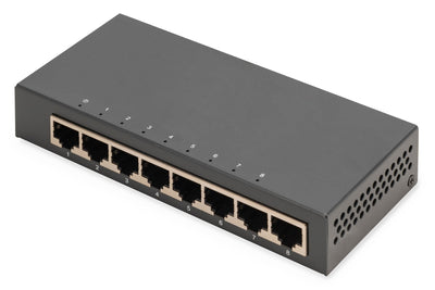 Digitus Switch 8-PORT Gigabit Desktop, Unmanaged, Metallgeh. — image 1