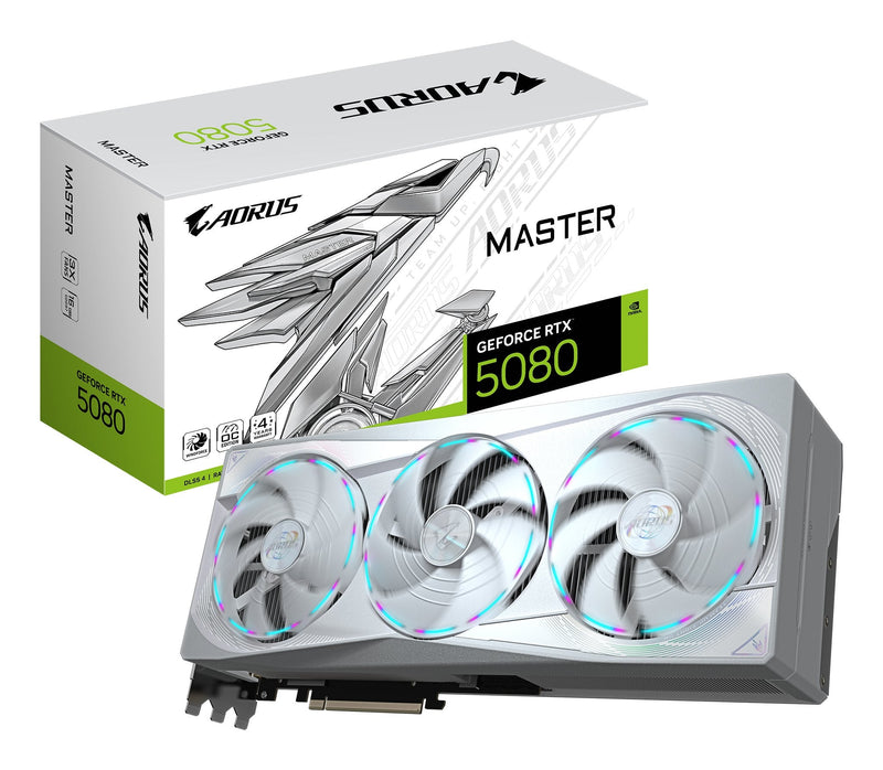 Gigabyte Graphics Card Rtx 5080 Master Ice 16GB GDDR7
