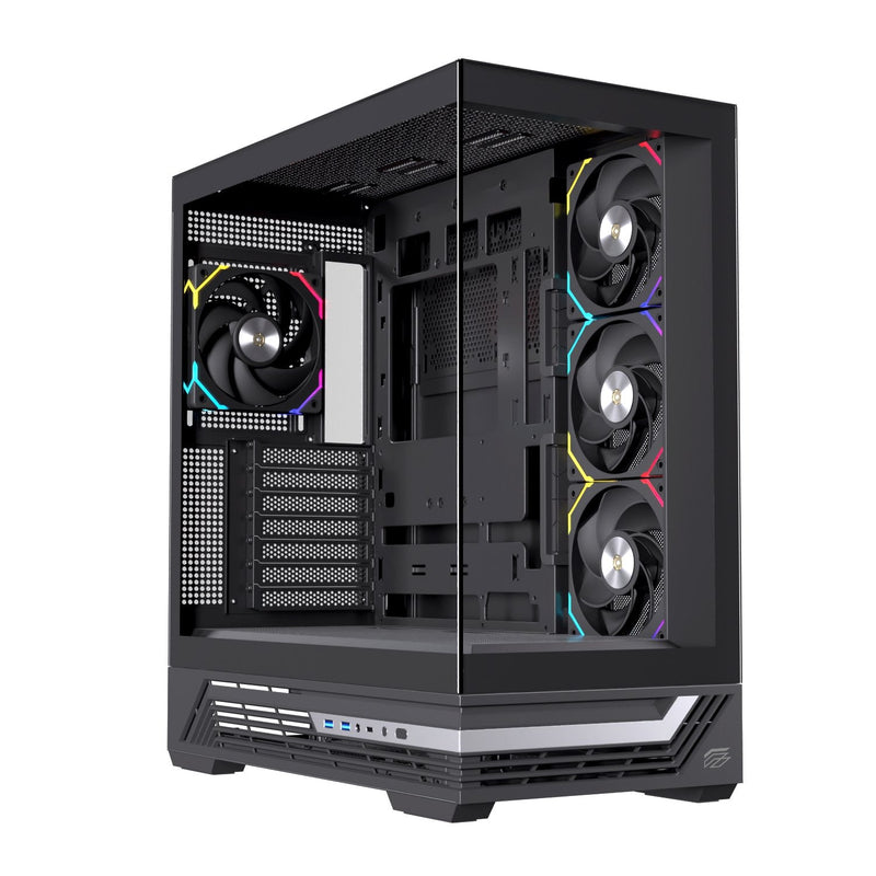 Einarex Box ATX Semitorre S800 RGB 4 Fans Black EXCS-PR-800R-B