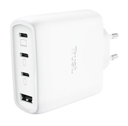 Trust Wall Charger GaN Maxo 65W 26068 3x USB Type-c 1x USB Includes USB Cable Type-c 65W — image 1