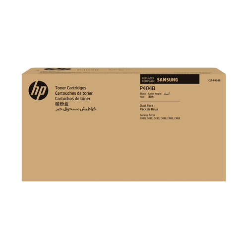 HP Samsung CLT-P404B 2-PACK Black Toner Cartridges Samsung CLT-P404B 2-PACK Black Toner Cartridges — image 1